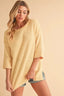 Side Slit Ribbed Knit Sweater