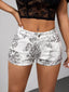 SAS Leopard Print Denim Shorts – Fierce, Flirty, and Ready to Rule