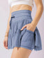 Tiered Skort with Drawstring – Flirty, Sporty, and Totally Effortless