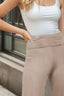 Ruffled High Waist Wide Leg Pants