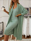 V-Neck Cami Dress & Cardigan Set – Effortless, Elegant, and Cozy-Chic