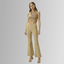 V-Waist Flare Pants