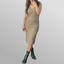 V-Neck Cami Dress & Cardigan Set – Effortless, Elegant, and Cozy-Chic