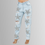 Distressed Star Wash Boyfriend Jeans – Bold, Edgy, and Unapologetically Cool