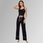 Contrast Trim Cropped Cami and Pants Loungewear Set