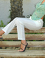 High-Waist Linen Pants