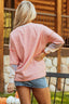 Multicolor Exposed Seam Colorblock Oversized Knit Top