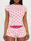 Heart Print Lounge Set – Cozy Two-Piece