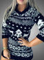 Holiday Cheer Sweater Mini Dress