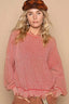 Distressed Washed  Sweater
